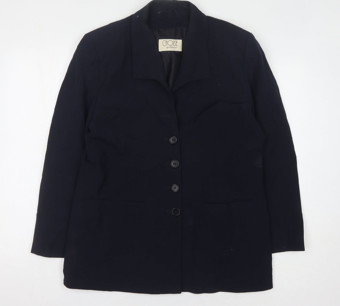 Choise by Danwear Women's Black Wool Suit Jacket Size 14