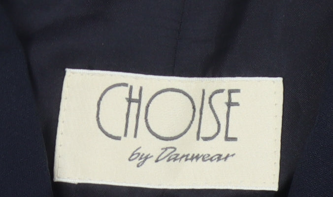 Choise by Danwear Women's Black Wool Suit Jacket Size 14