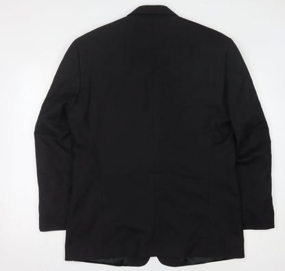 Daniel James Men's Black Regular Fit Suit Jacket 40R