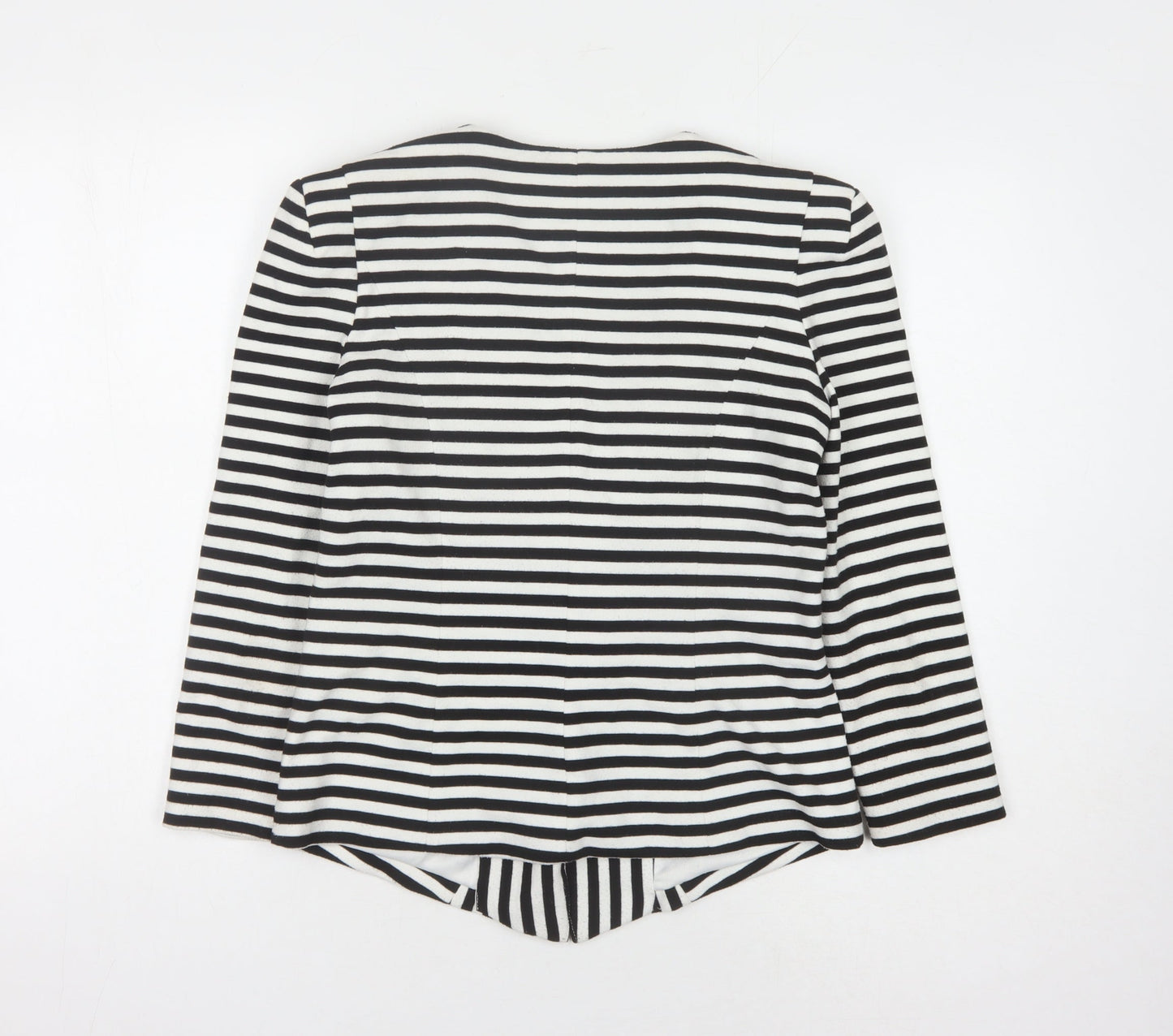 Forever 21 Women's Black/White Striped Blazer M