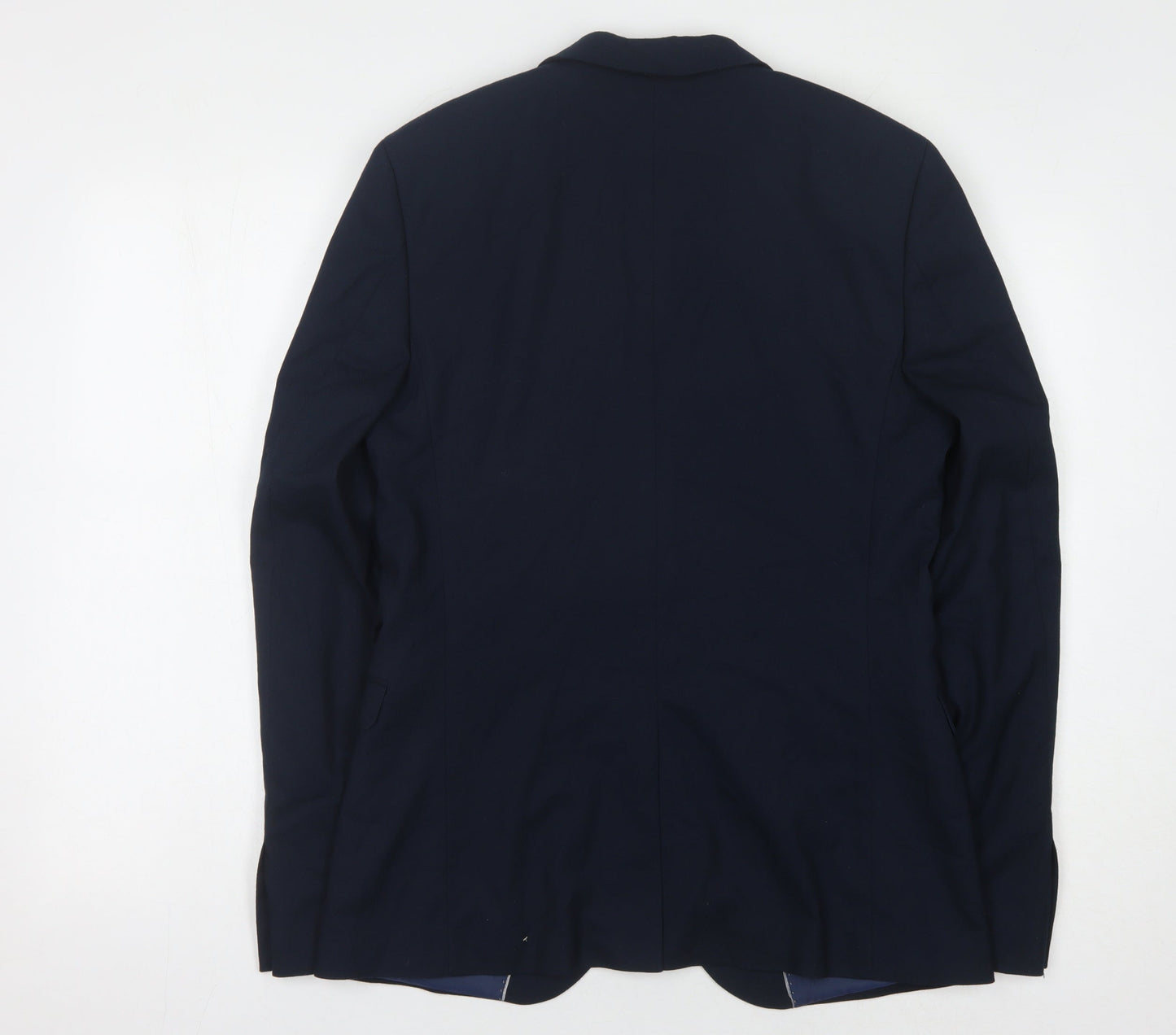 Mens UK Size 38 Topman Regular Blue Suit Jacket