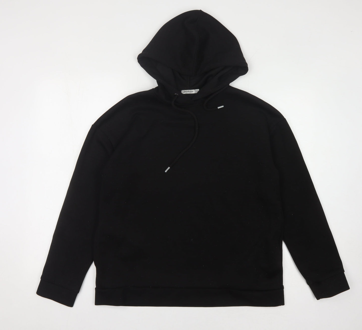 Stradivarius Women's Black Pullover Hoodie, Size S