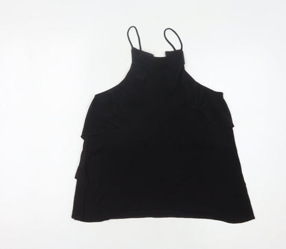 Womens UK Size 8 River Island Black Camisole Tank