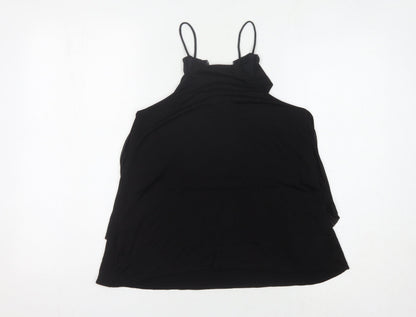 Womens UK Size 8 River Island Black Camisole Tank