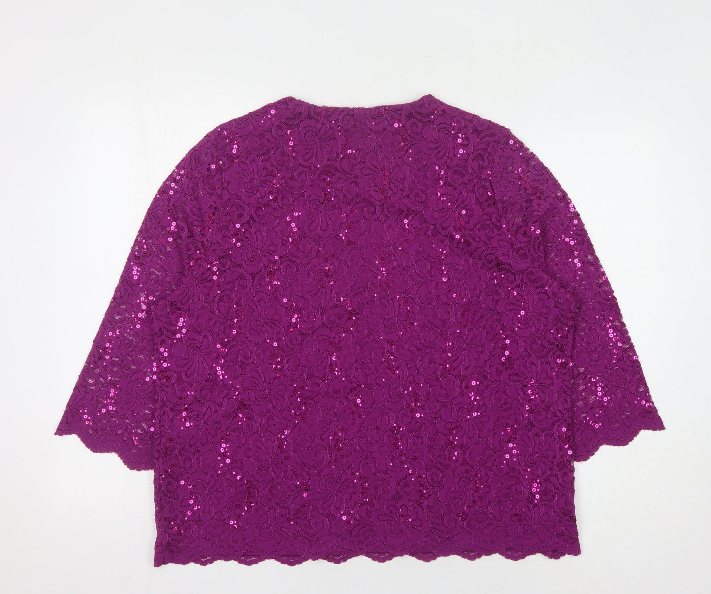 Womens UK Size 20 Eastex Purple  Blouse