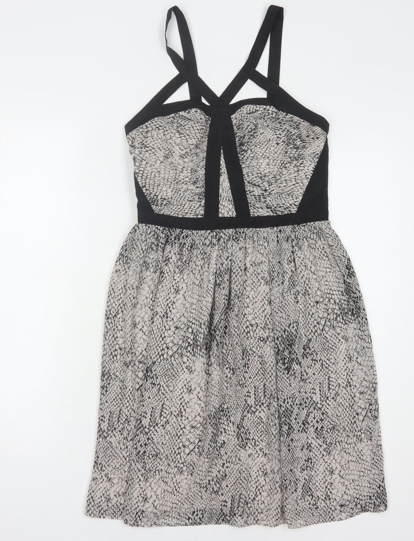 Coast Women's Multicoloured Fit & Flare Dress Size 6