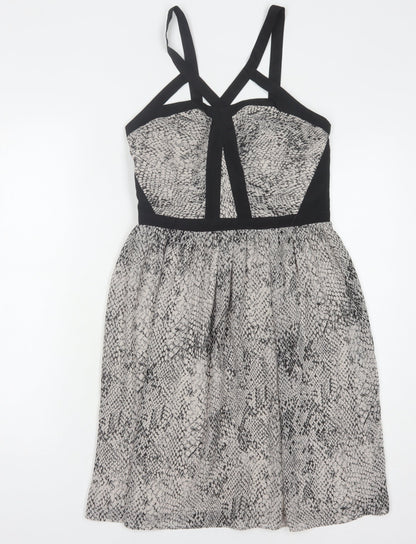 Coast Women's Multicoloured Fit & Flare Dress Size 6