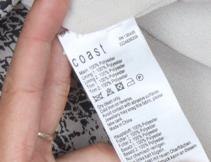 Coast Women's Multicoloured Fit & Flare Dress Size 6