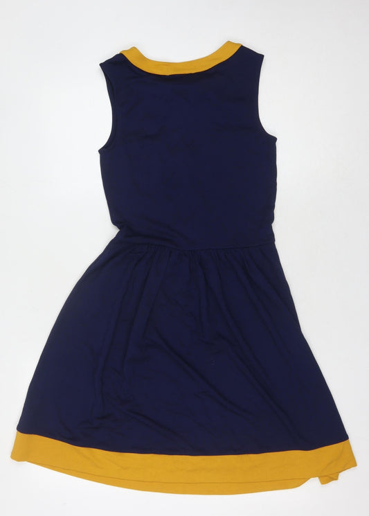 Oasis Women's Blue Sleeveless Dress XS