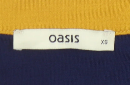 Oasis Women's Blue Sleeveless Dress XS