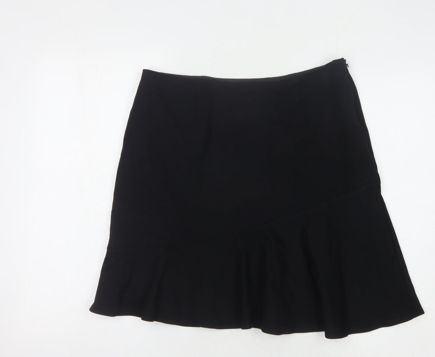 Marks and Spencer Women's Black Trumpet Skirt, Size 14