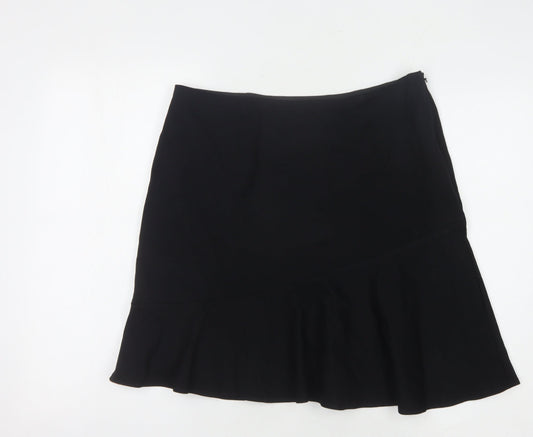 Marks and Spencer Women's Black Trumpet Skirt, Size 14