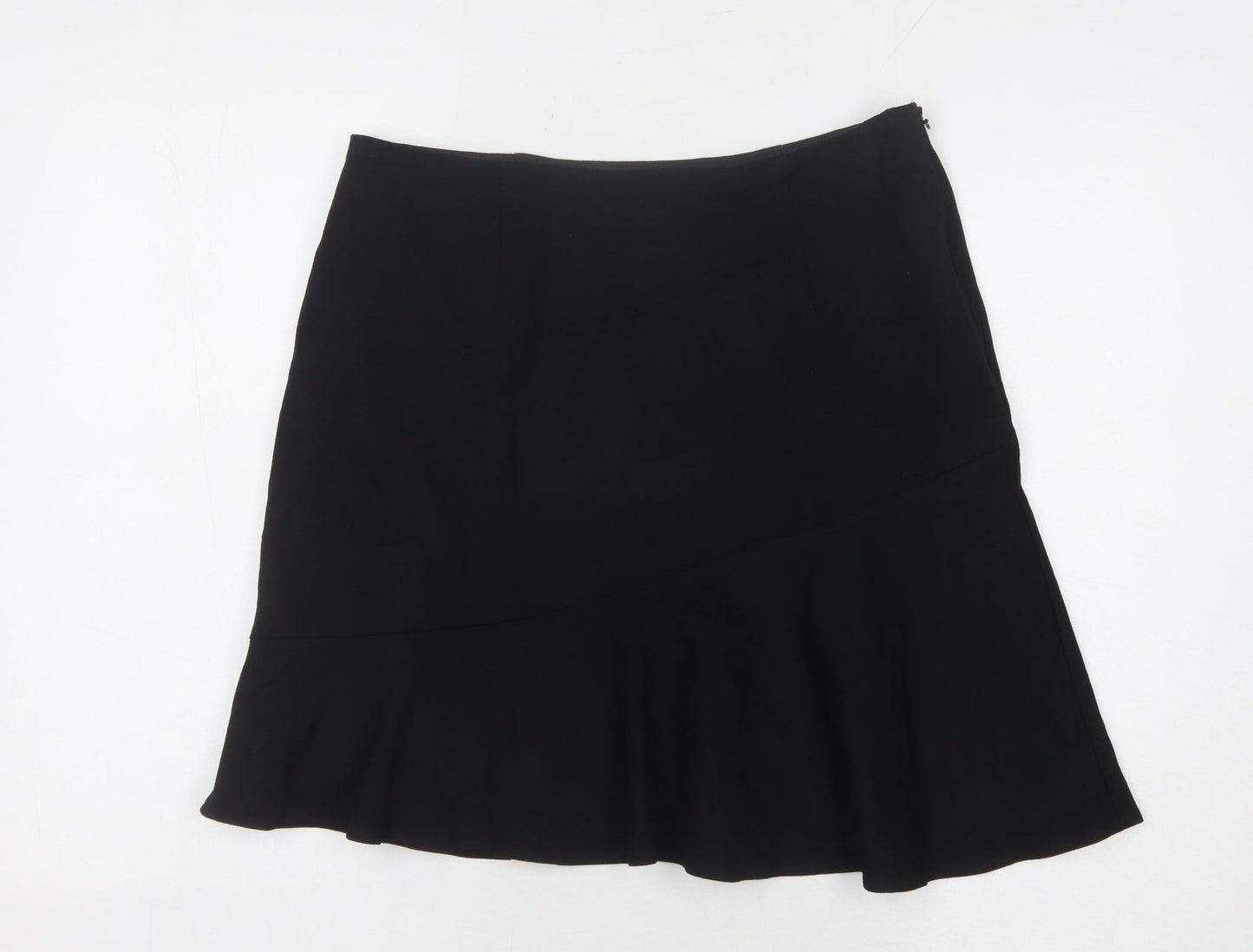 Marks and Spencer Women's Black Trumpet Skirt, Size 14