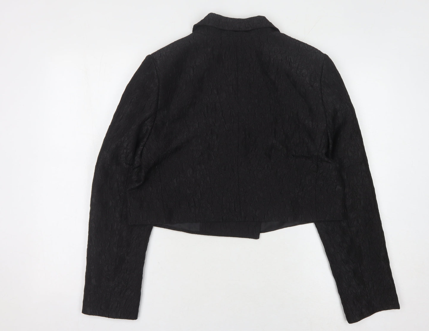 New Look Women's Black Cropped Blazer UK 14