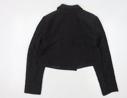 New Look Women's Black Cropped Blazer UK 14