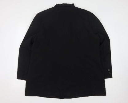 Bonmarché Women's Plus Size Black Long Blazer
