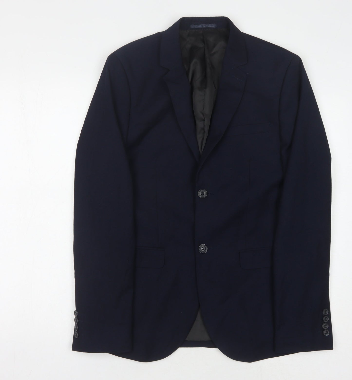 Topman Men's Blue Slim Blazer 36R