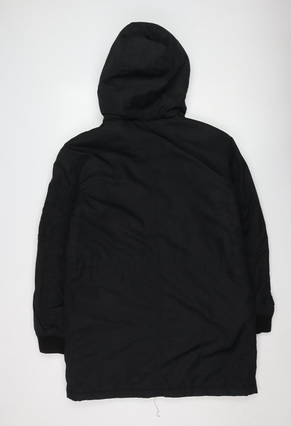 Musium Dft Women's Black Long Jacket Size 22