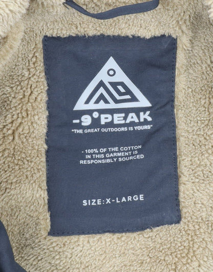 -9° Peak Men's Black XL Outdoor Waistcoat