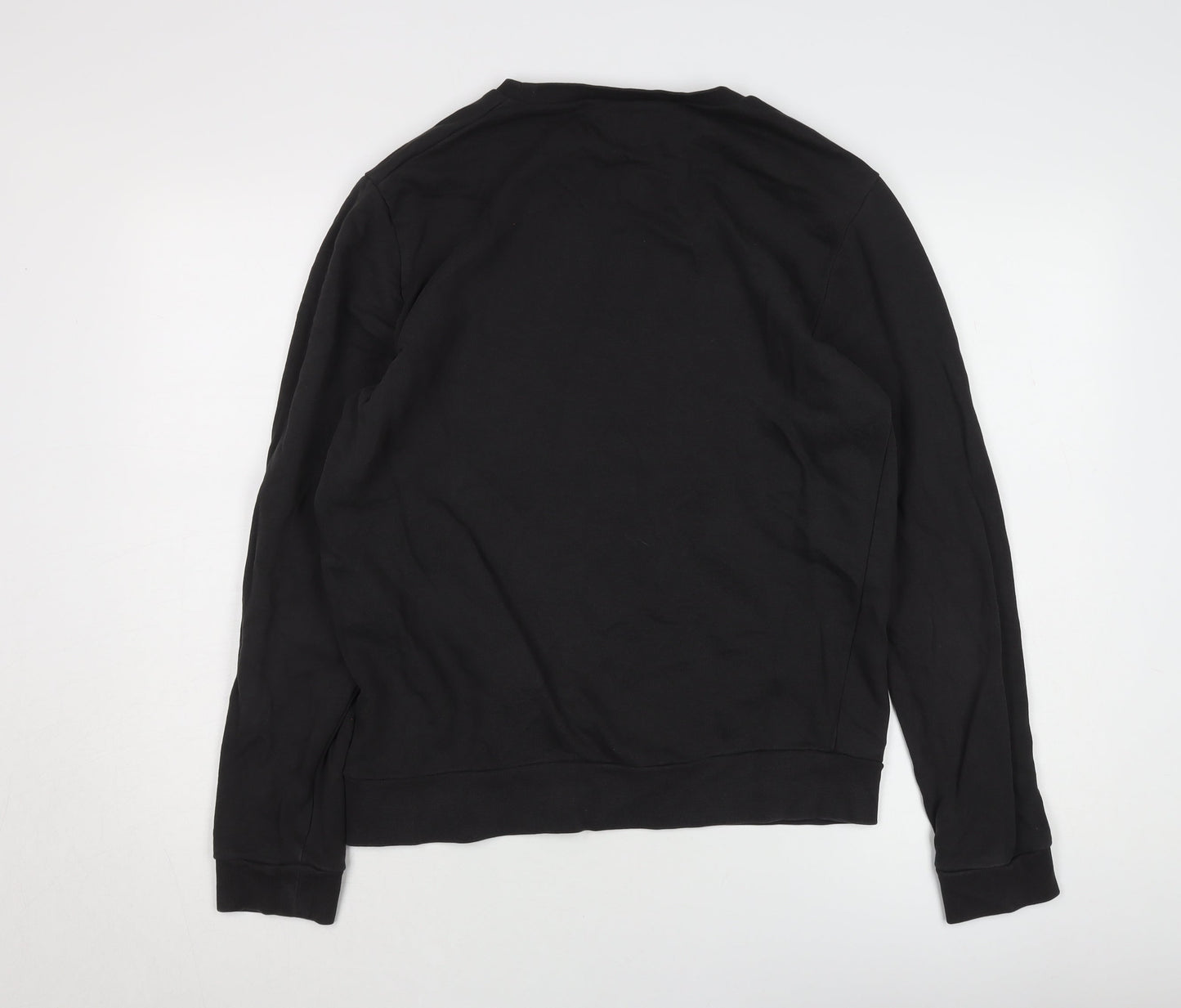 Mens UK Size M ASOS Black Pullover Sweatshirt