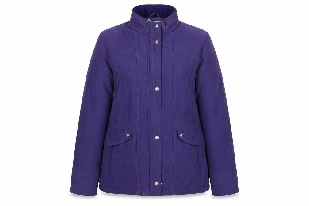 EWM Women's Purple Mid-Length Jacket Size 12