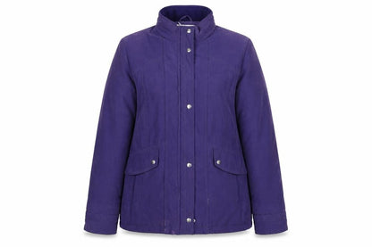 EWM Women's Purple Mid-Length Jacket Size 12