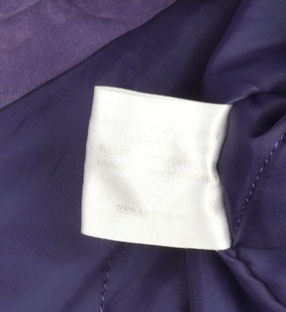 EWM Women's Purple Mid-Length Jacket Size 12
