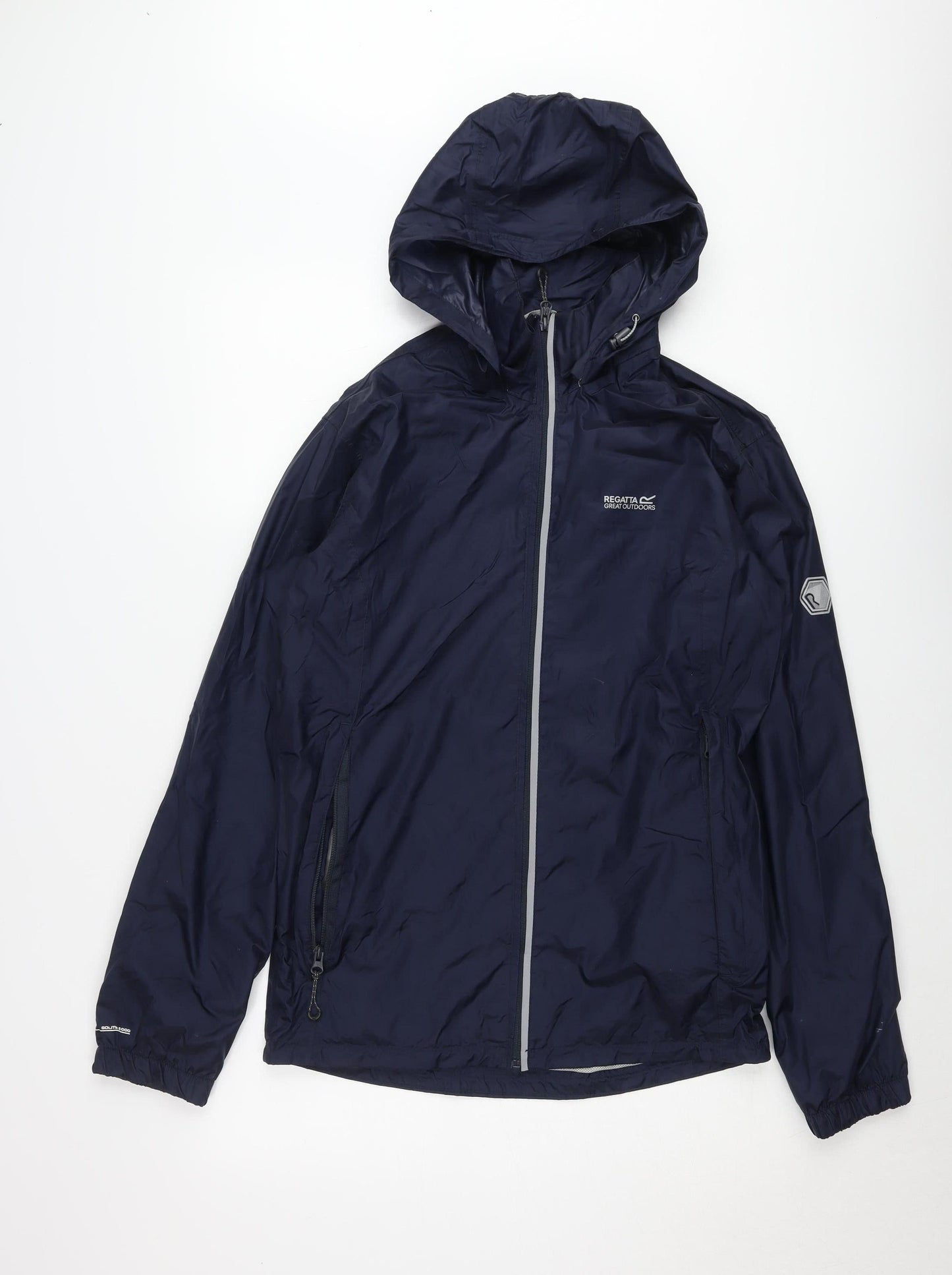 Mens UK Size S Regatta Blue Windbreaker Coat