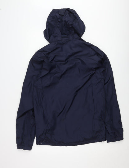 Mens UK Size S Regatta Blue Windbreaker Coat