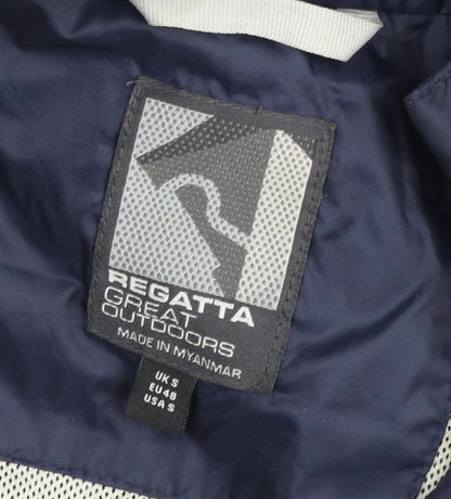 Mens UK Size S Regatta Blue Windbreaker Coat
