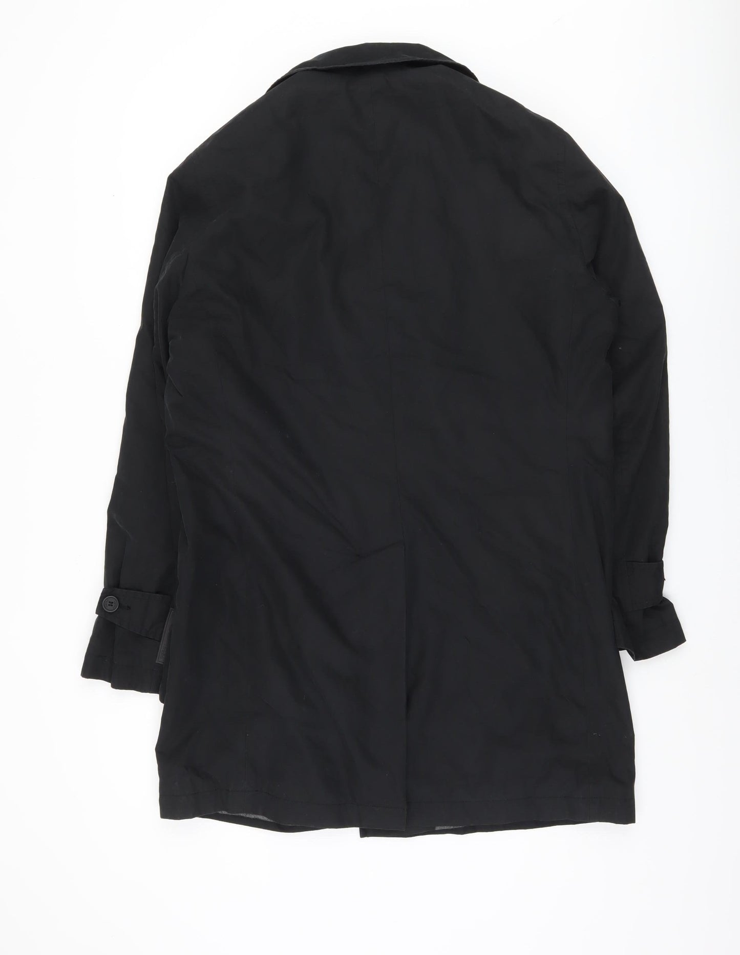 Mens UK Size 36 Esprit Black Overcoat