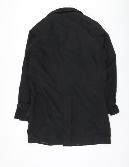 Mens UK Size 36 Esprit Black Overcoat