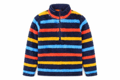 Front view of Mountain Warehouse boys’ multicoloured fleece 9-10 years