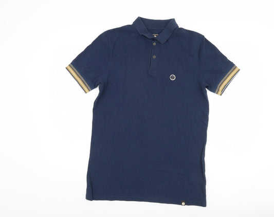 Pretty Green Men's Blue Polo Shirt S - Casual Classic