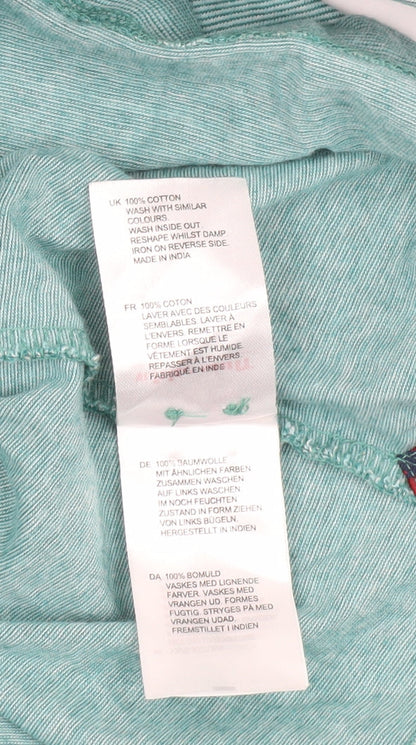 White Stuff Men's Green Polo Shirt, Size L