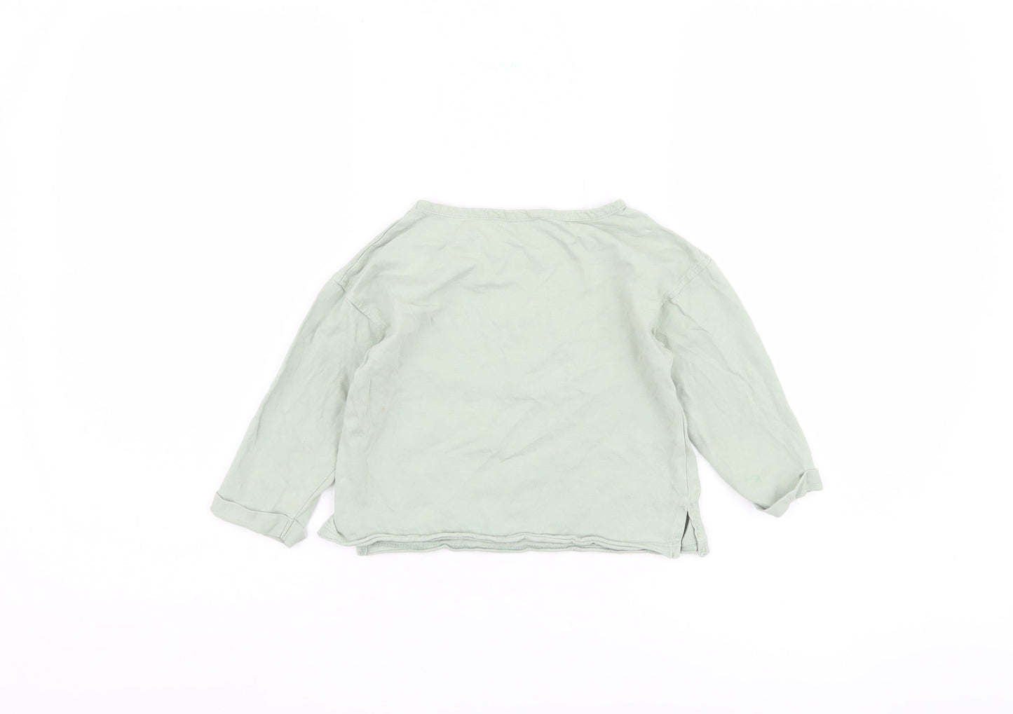 Rose & Wilde Girls Green Embroidered T-Shirt 4 Years