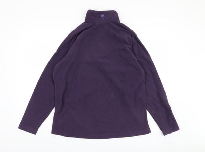 Craghoppers Unisex Purple Pullover Fleece Sweatshirt Size 8