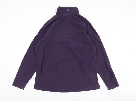Craghoppers Unisex Purple Pullover Fleece Sweatshirt Size 8