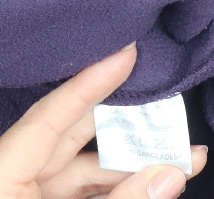 Craghoppers Unisex Purple Pullover Fleece Sweatshirt Size 8