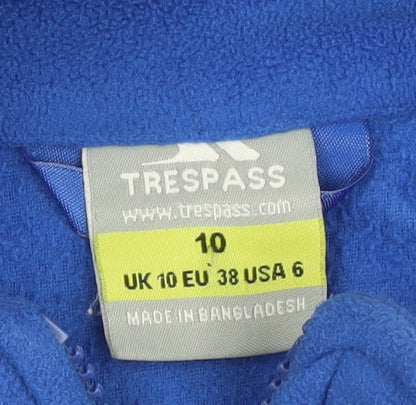 Womens UK Size 10 Trespass Blue Basic Jacket