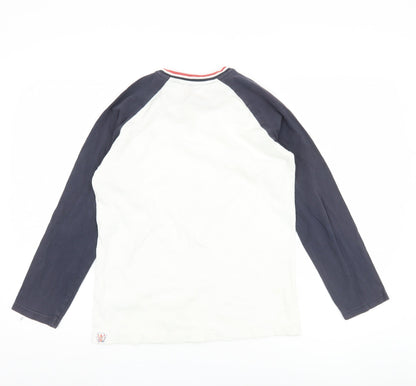Fat Face Boys Multicoloured Crew Neck Long Sleeve T-Shirt 12-13Y
