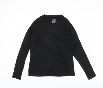 Mountain Warehouse Women's Black Long Sleeve Top - Size 16