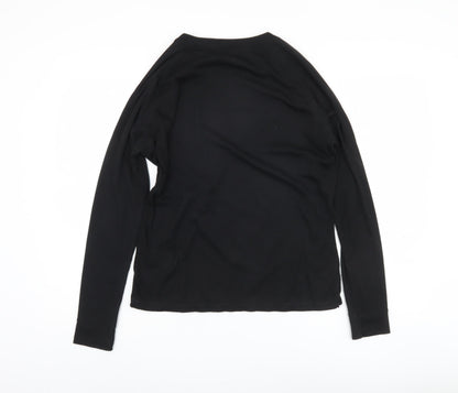 Mountain Warehouse Women's Black Long Sleeve Top - Size 16