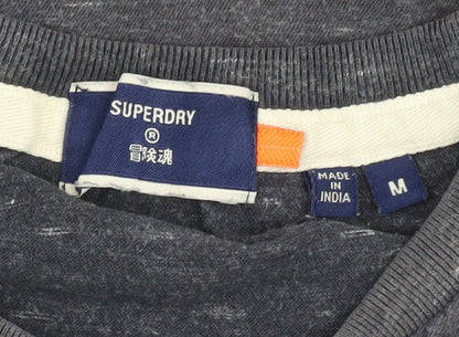 Superdry Men's Grey Short Sleeve T-Shirt - Medium