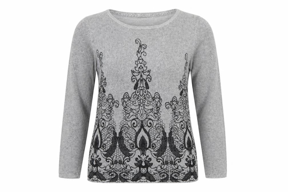 Womens UK Size 10 Monsoon Grey Pullover Jumper