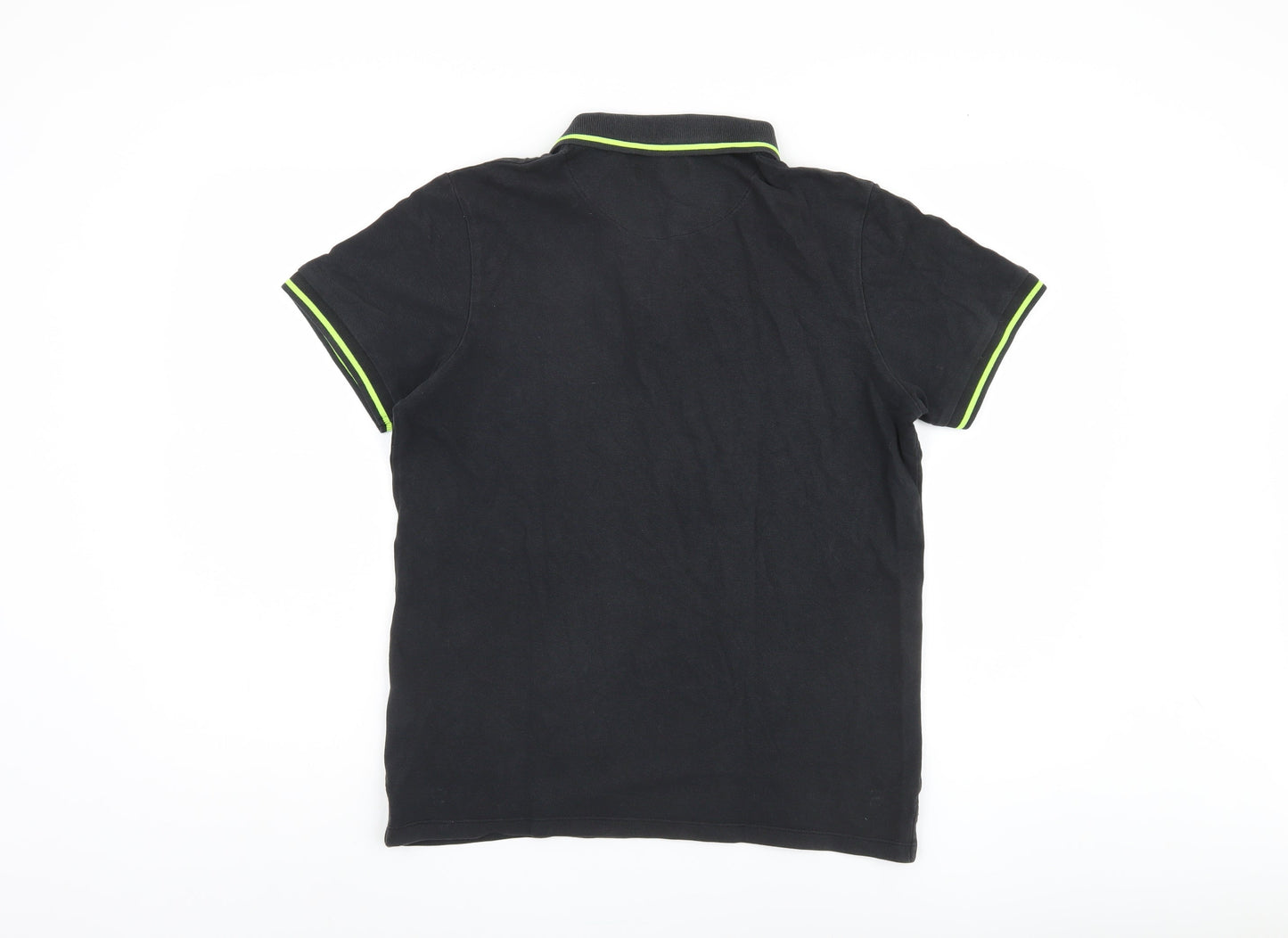 Core by Jack & Jones Men's Black Polo Shirt L