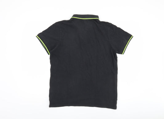 Core by Jack & Jones Men's Black Polo Shirt L