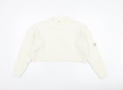 Womens UK Size XS Urban Outfitters White Pullover Jumper