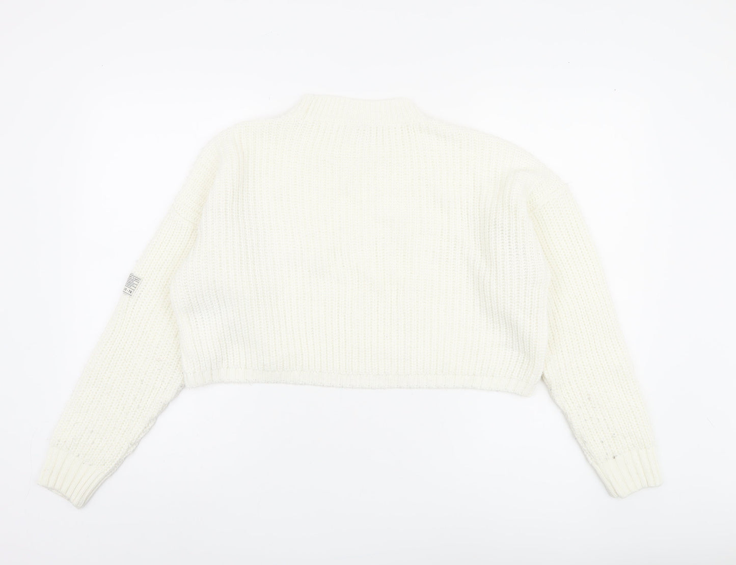 Womens UK Size XS Urban Outfitters White Pullover Jumper