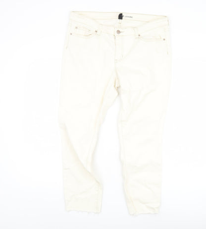Gap Women's Ivory Jegging Jeans Size 14R